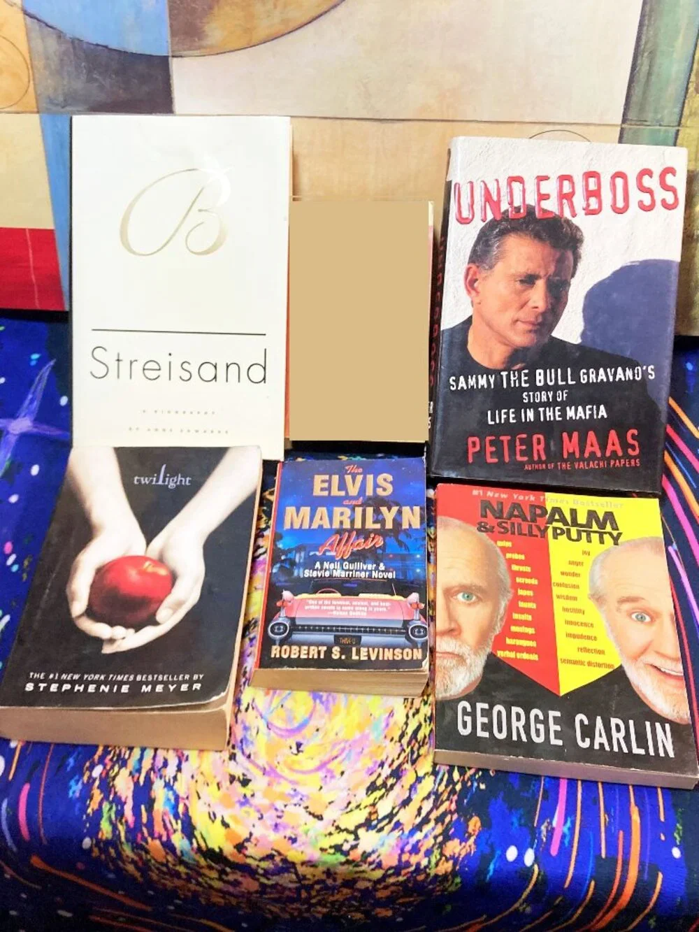 Coffee Table Book Lot - Streisand, Twilight, Elvis Marilyn Monroe, George Carlin